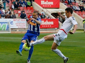 El Alavés en una imagen del partido contra el Albacete