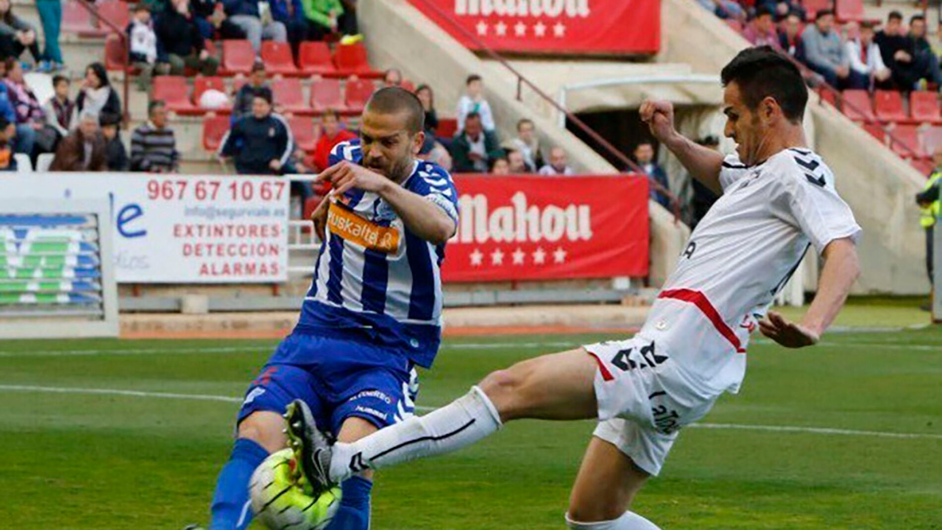 El Alav&eacute;s en una imagen del partido contra el Albacete