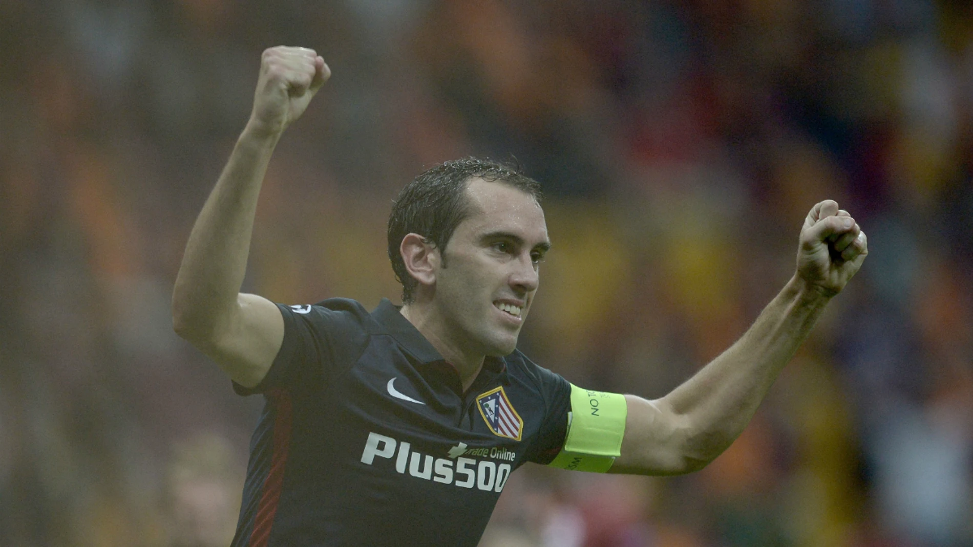 Godín celebra un gol Godín celebra un gol