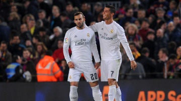 Jesé celebra la victoria en el Clásico con Cristiano