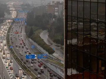 Atascos en la M30 a la altura del nudo norte Atascos en la M30 a la altura del nudo norte