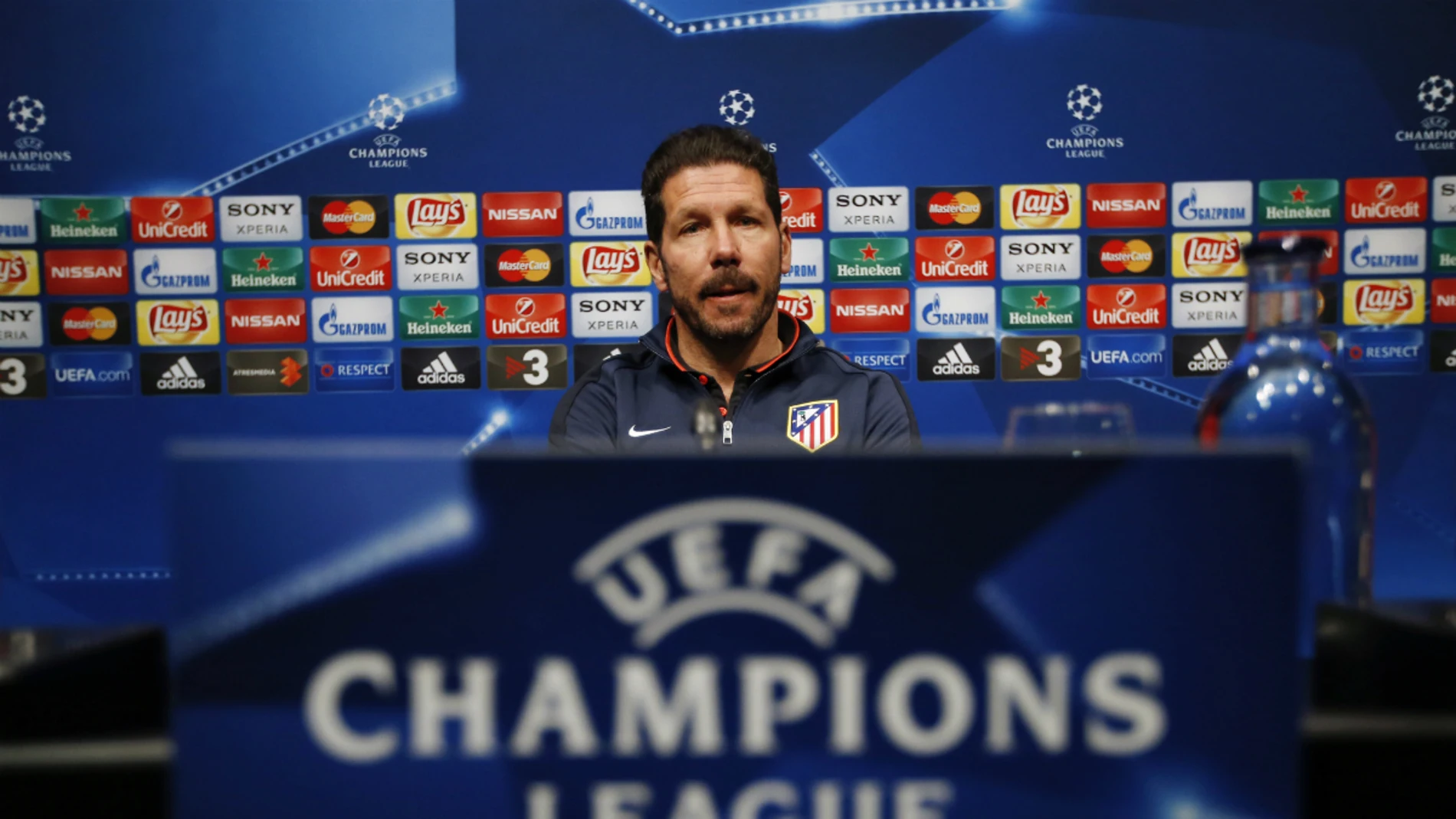 Simeone, en la rueda de prensa Simeone, en la rueda de prensa