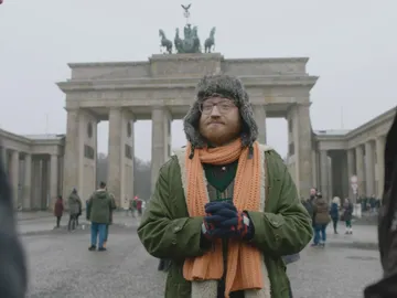 Salva frente a la puerta de Brandenburgo Salva frente a la puerta de Brandenburgo