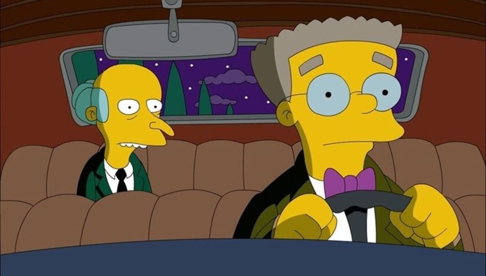 Smithers y el Señor Burns