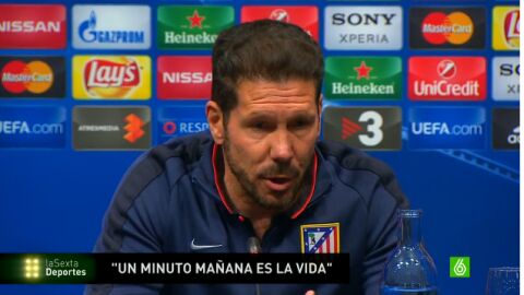 Simeone en rueda de prensa