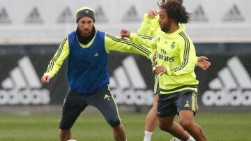 Ramos se entrena junto a Marcelo en Valdebebas