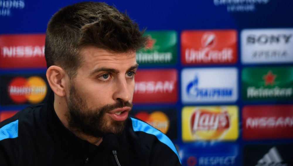 Gerard Piqué, en rueda de prensa
