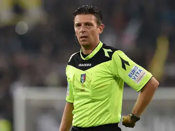 El colegiado Gianluca Rocchi El colegiado Gianluca Rocchi