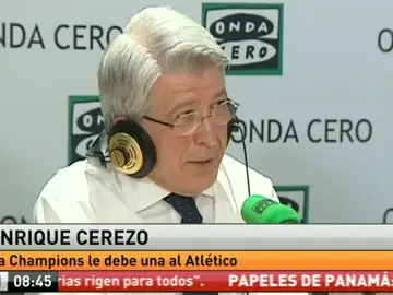 Enrique Cerezo espera ganar al Barça Enrique Cerezo espera ganar al Barça