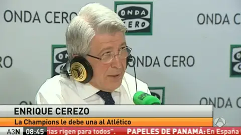 Enrique Cerezo espera ganar al Barça Enrique Cerezo espera ganar al Barça