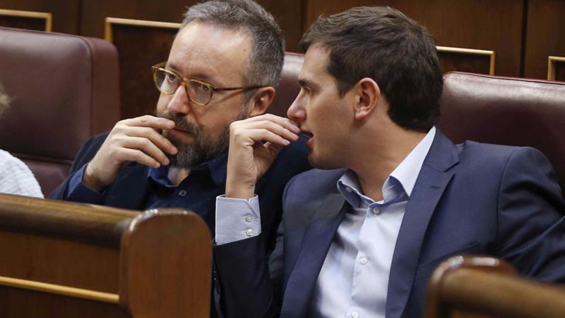 Albert Rivera y el portavoz en la c&aacute;mara, Juan Carlos Girauta 
