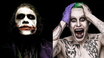 Los Jokers de Heath Ledger y Jared Leto