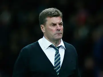 Dieter Hecking, entrenador del Wolfsburgo Dieter Hecking, entrenador del Wolfsburgo