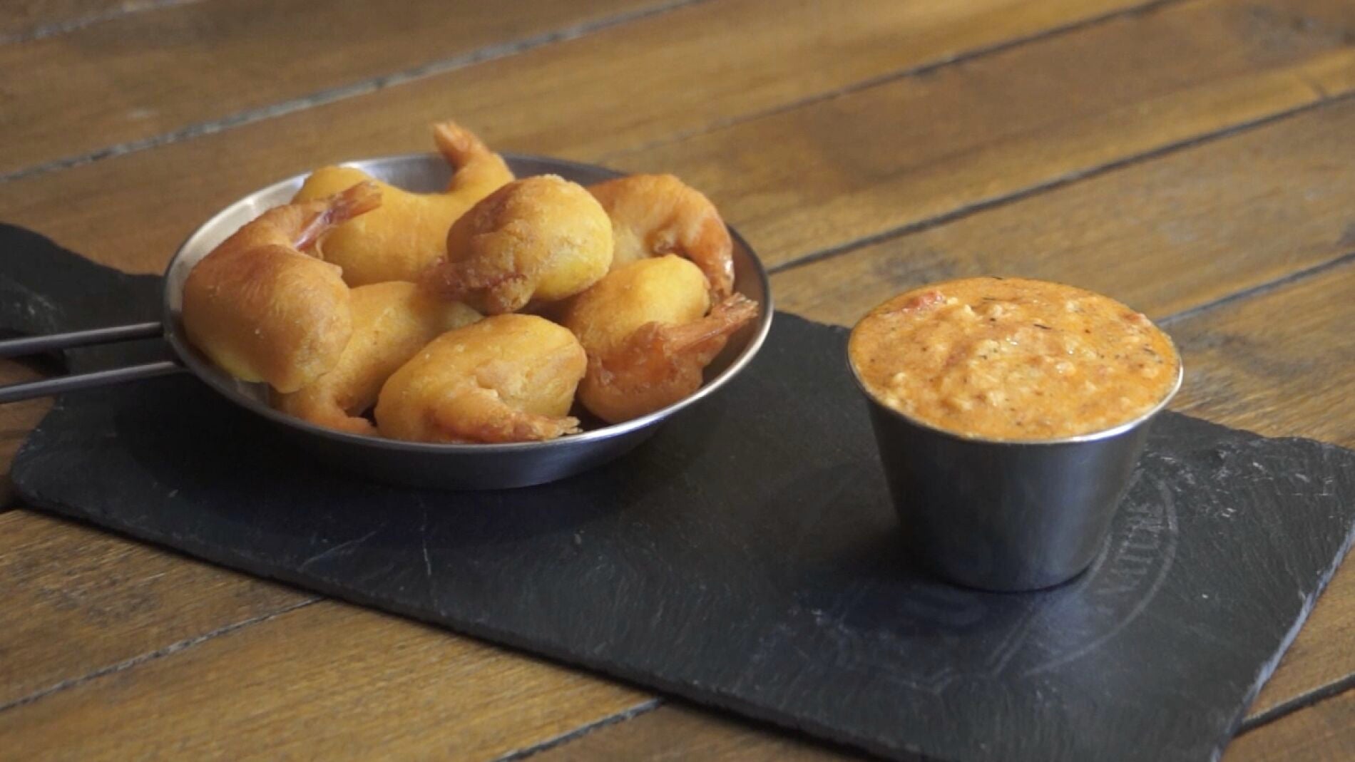 Una salsa cajún y gambas. Ñami ñami
