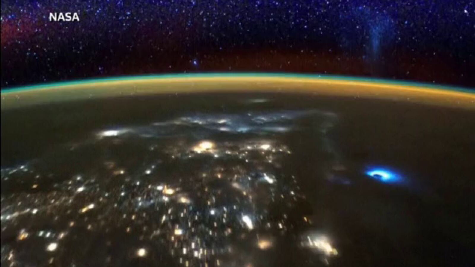 La NASA publica un 'time-lapse' grabado desde la Estación Espacial Internacional