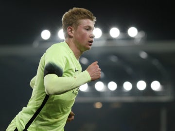 Kevin De Bruyne, durante un partido con el Manchester City