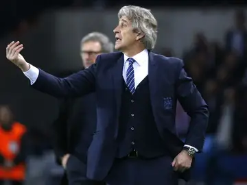 Manuel Pellegrini, técnico del Manchester City Manuel Pellegrini, técnico del Manchester City