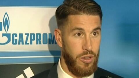 Sergio Ramos, tras el partido ante el Wolfsburgo