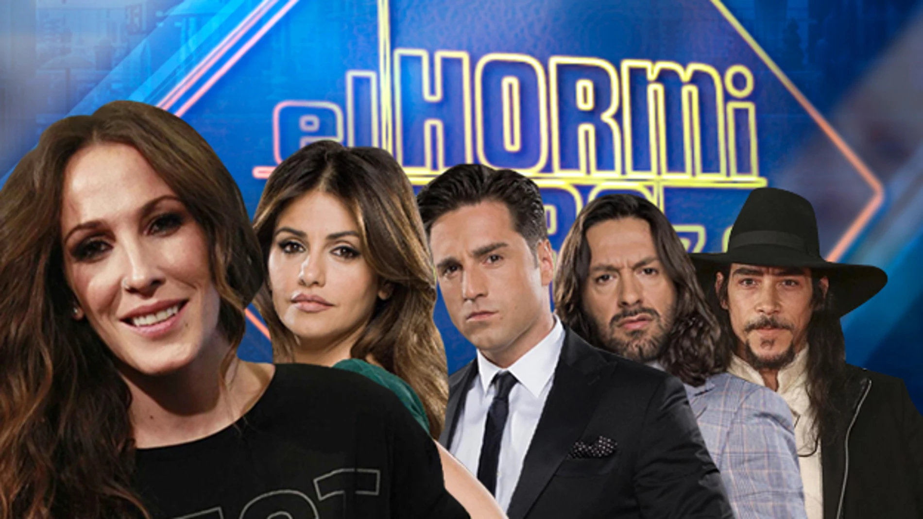 Malú, Mónica Cruz, Rafael Amargo y Bustamante, y Óscar Jaenada en 'El Hormiguero 3.0'