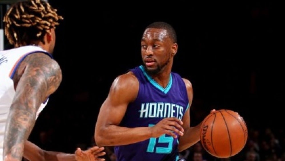 Kemba Walker, en acción ante los Knicks