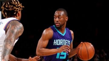 Kemba Walker, en acción ante los Knicks