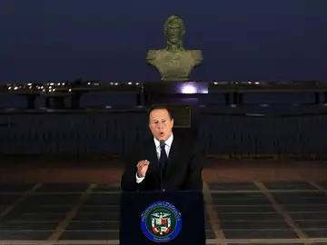 El presidente panameño, Juan Carlos Varela El presidente panameño, Juan Carlos Varela