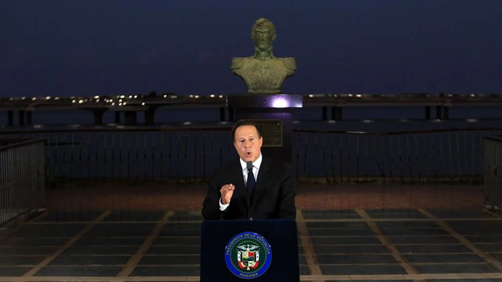 El presidente panameño, Juan Carlos Varela El presidente panameño, Juan Carlos Varela