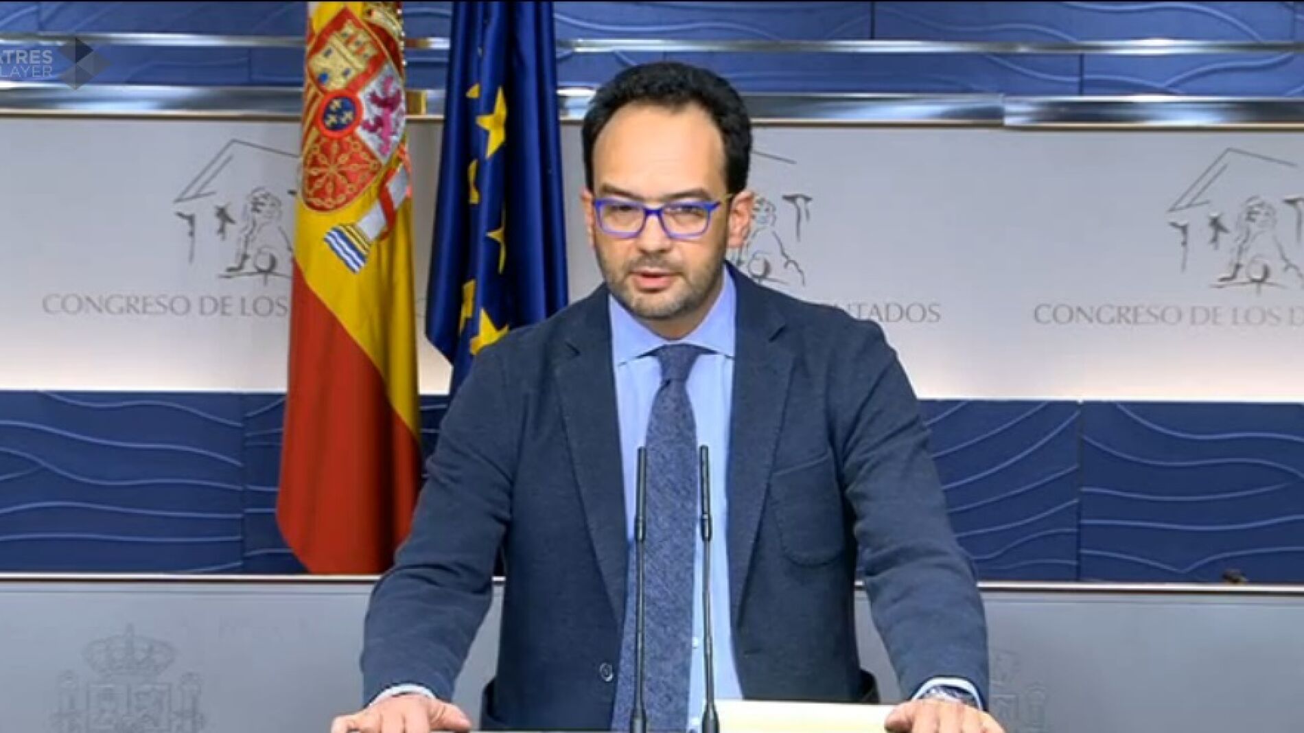 Antonio Hernando, portavoz parlamentario del PSOE