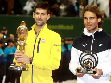 Nadal y Djokovic, en la final del Torneo de Catar Nadal y Djokovic, en la final del Torneo de Catar