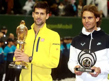 Nadal y Djokovic, en la final del Torneo de Catar Nadal y Djokovic, en la final del Torneo de Catar