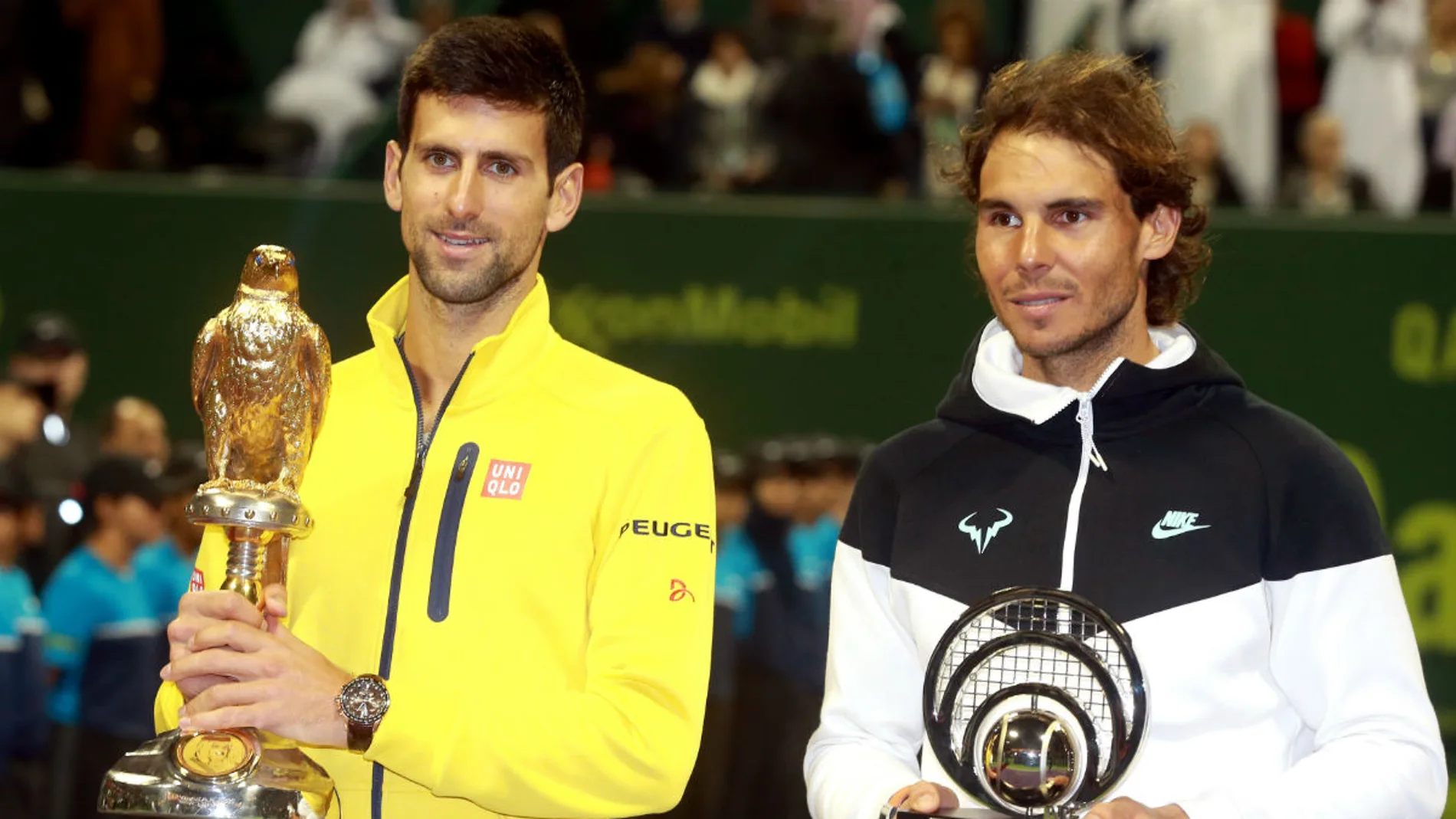 Nadal y Djokovic, en la final del Torneo de Catar Nadal y Djokovic, en la final del Torneo de Catar