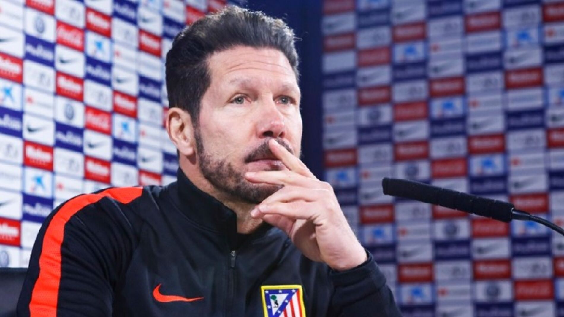 Simeone, en rueda de prensa