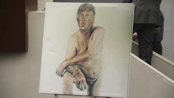 Pintura de Donald Trump