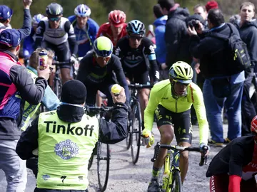 Contador, en la Vuelta al País Vasco Contador, en la Vuelta al País Vasco