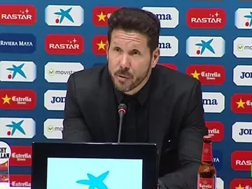 Simeone comparece ante los medios de comunicación Simeone comparece ante los medios de comunicación