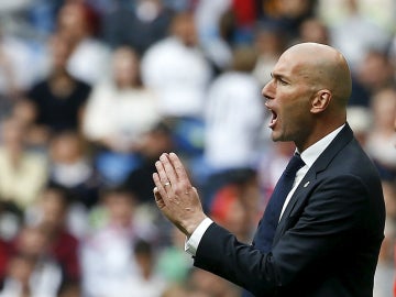 Zinedine Zidane, durante el partido contra el Eibar