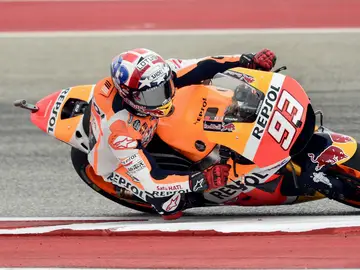 Marc Márquez, durante la carrera del GP de Las Américas Marc Márquez, durante la carrera del GP de Las Américas