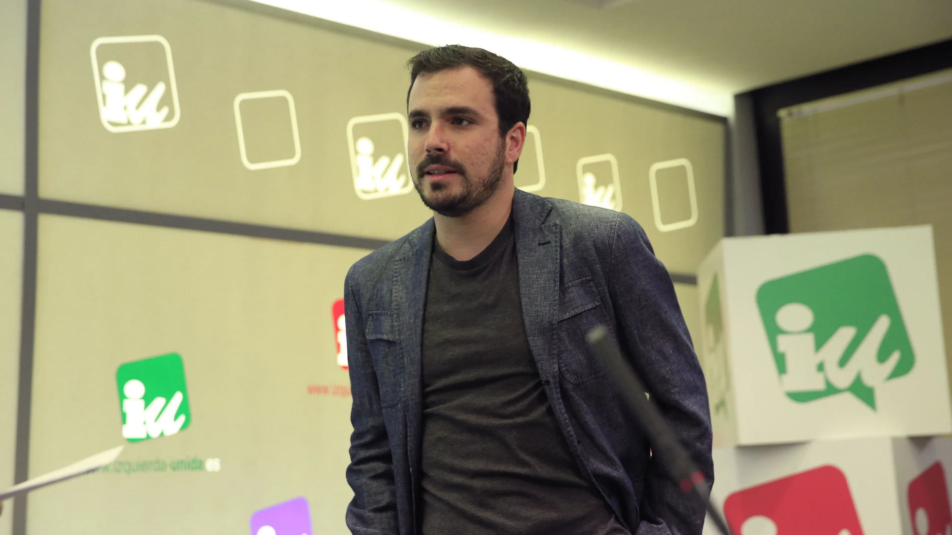 El portavoz parlamentario de IU, Alberto Garzón El portavoz parlamentario de IU, Alberto Garzón