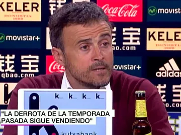Luis Enrique en rueda de prensa Luis Enrique en rueda de prensa