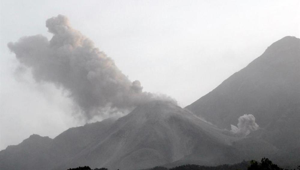 El volcán Santiaguito