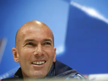 Zinedine Zidane, en rueda de prensa Zinedine Zidane, en rueda de prensa