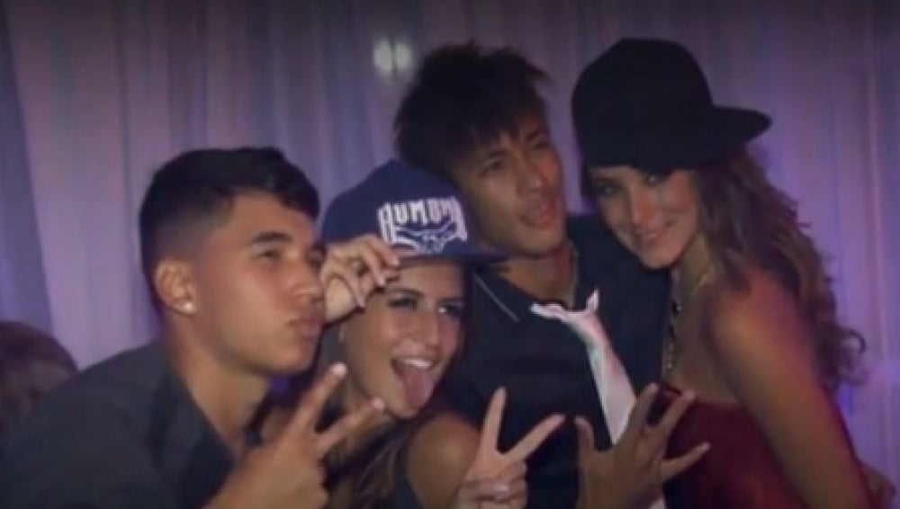 Neymar, en una fiesta