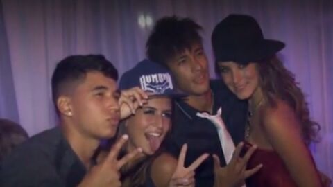 Neymar, en una fiesta