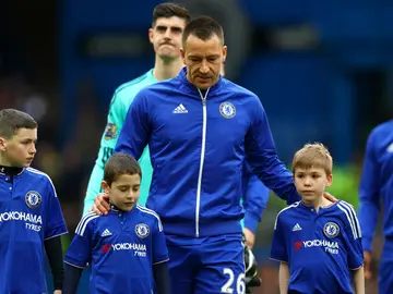 John Terry, antes de un partido del Chelsea John Terry, antes de un partido del Chelsea