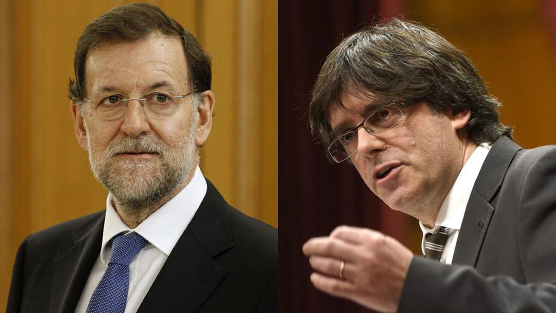 Mariano Rajoy y Carles Puigdemont Mariano Rajoy y Carles Puigdemont