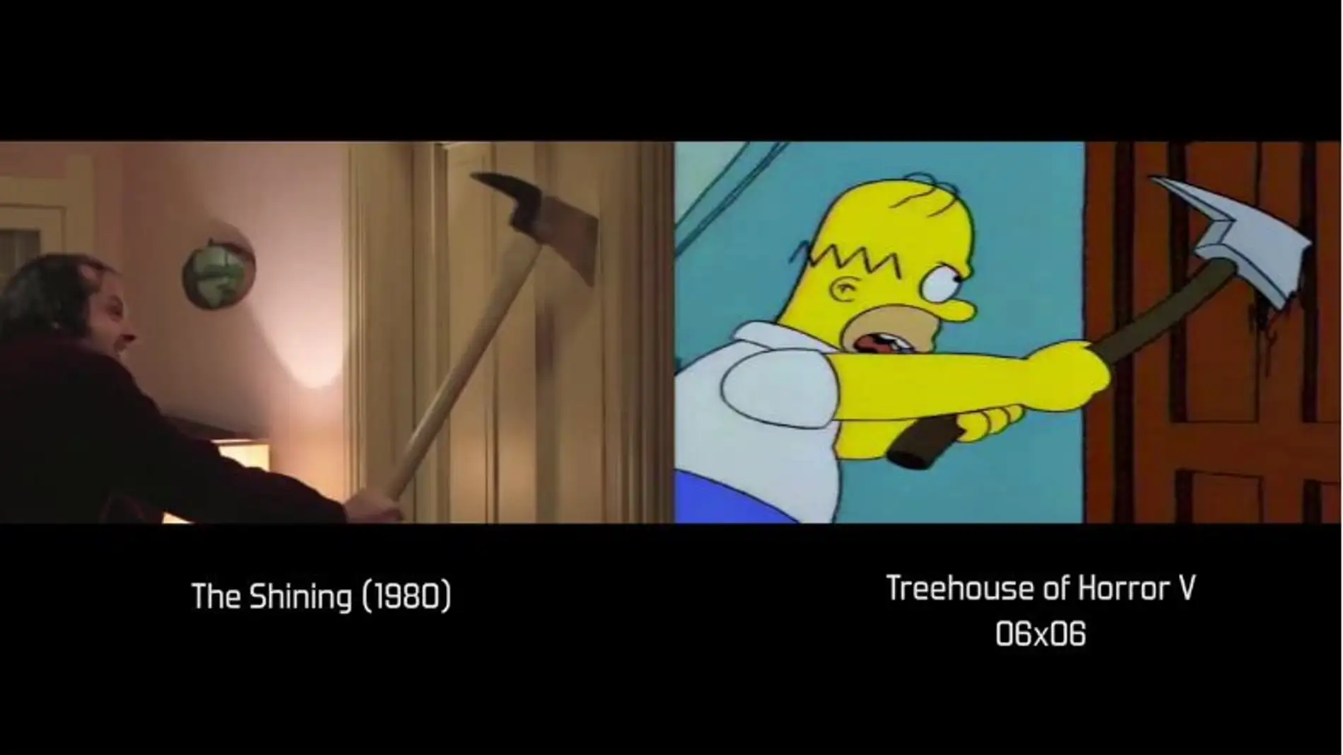 Los homenajes de 'Los Simpson' al cine en un sólo vídeo