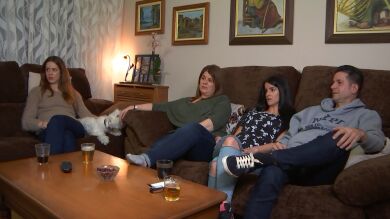 La familia Redruello, un matrimonio con hijas