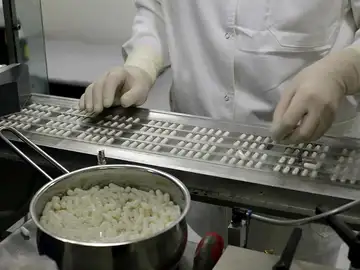 Imagen de archivo de una compañía farmacéutica Imagen de archivo de una compañía farmacéutica