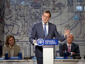 Mariano Rajoy durante un acto Mariano Rajoy durante un acto