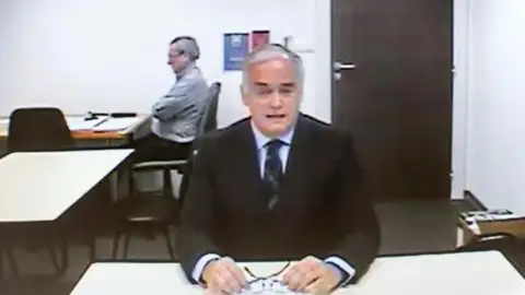 Esteban González Pons durante su declaración Esteban González Pons durante su declaración